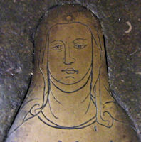 St Albans St Michael John Pecock and wife Maud 1380